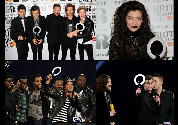 ประกาศรายชื่อผู้ชนะ Brit Awards 2014