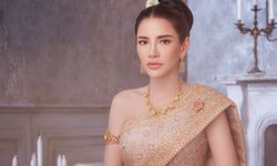 นานๆ จะเห็นลุคนี้ "อ้อม พิยดา" เฉิดฉายในชุดไทยสุดหรู งดงามดังนางในวรรณคดี