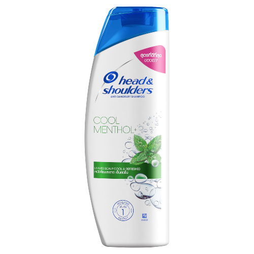 Head and Shoulders Cool Menthol แชมพูขจัดรังแคและรักษาหัวเหม็น