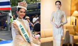 "บิ๊นท์ สิรีธร" กับภาพแห่งประวัติศาสตร์ ขึ้นรถแห่ฉลองตำแหน่ง Miss International 2019