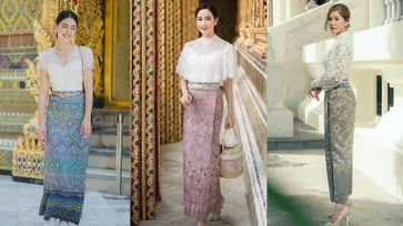 รวมคนดังในชุดไทยสายบุญ สวยสง่า กับราคาหลักแสน