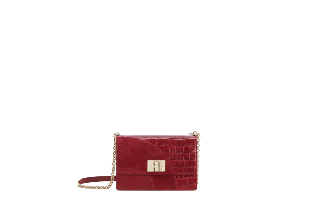 FURLA 1927 S CROSSBODY BAFI Material Patch Ciliegia 19,900THB