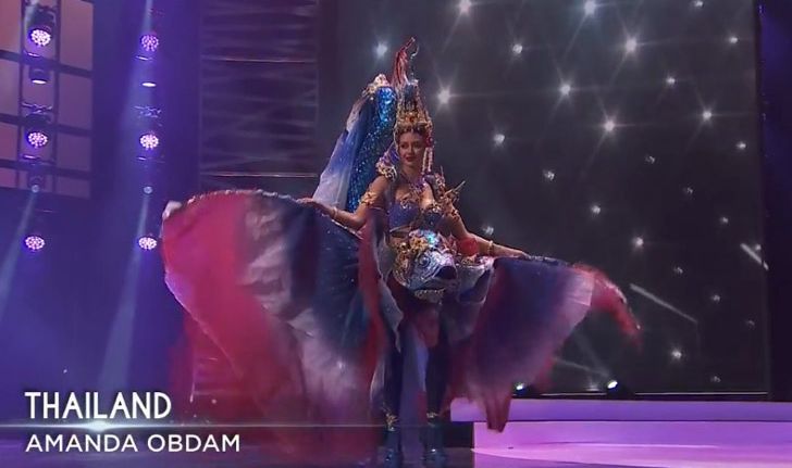 ชุดปลากัดไทย ปังมากบนเวที Miss Universe 2020  อแมนด้า ได้ใจเต็มๆ