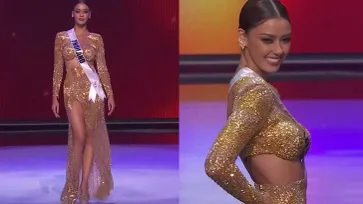 Miss Universe 2020 รอบพรีลิม อแมนด้า ออบดัม ในชุดราตรี สวยสะกดมาก!