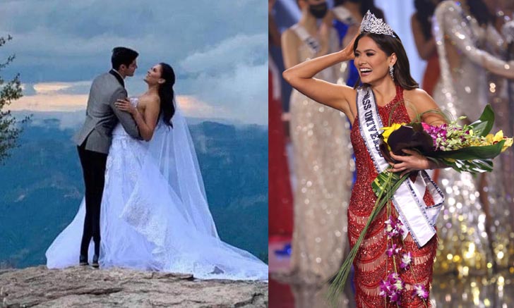 ว่อนเน็ต ภาพ "Andrea Meza" Miss Universe 2020 ในชุดแต่งงาน