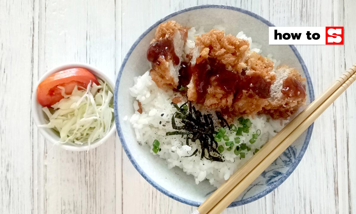วิธีทำข้าวหมูทอดสไตล์ญี่ปุ่น อาหารจานเดียวทำง่าย กรอบนอกนุ่มใน