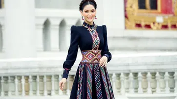 "พรฟ้า ปุณิกา" ผู้จัดการกองประกวด Miss Universe Thailand กับชุดเดรสสุดปัง