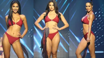ซูมชัดๆ Miss Universe Thailand 2021 ชุดว่ายน้ำรอบพรีลิม ที่ "อแมนด้า" ร่วมออกแบบ
