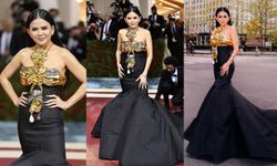 "ป่าน ณิชาภัทร" สาวไทยหนึ่งเดียว กับแฟชั่นสุดปังบนพรมแดง Met Gala 2022