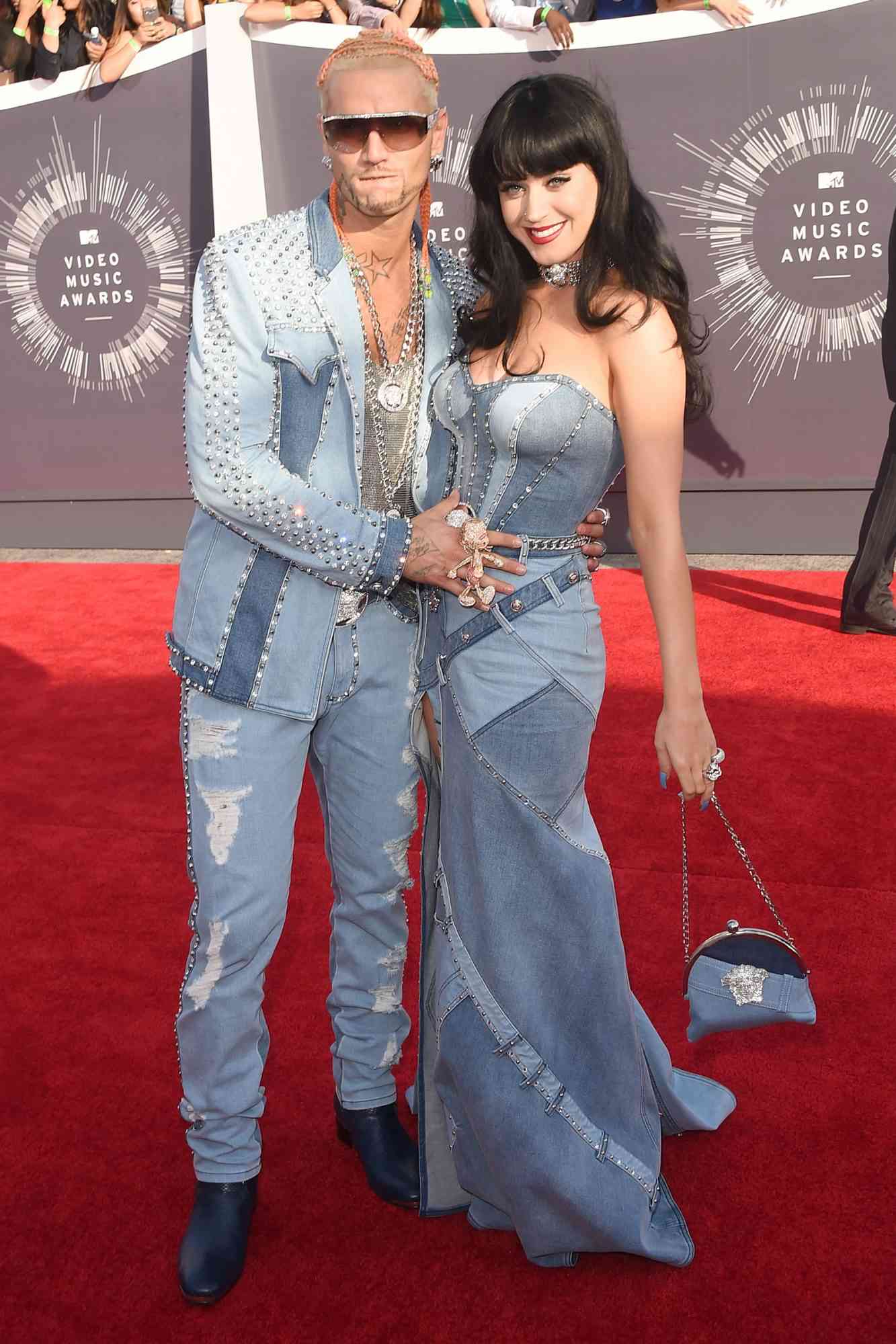 Katy Perry และ Riff Raff ที่งาน MTV Awards เมื่อปี 2014