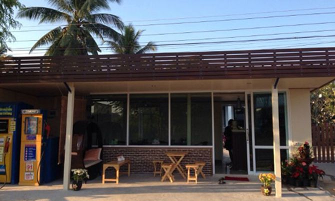 ดัดแปลงพื้นที่หน้าบ้านเป็น "ร้านกาแฟ" ในฝัน