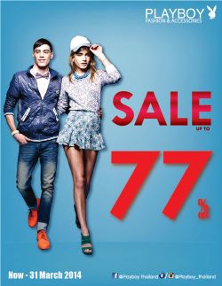 Dont's miss out !! PLAYBOY lucky number SALE up to -77%