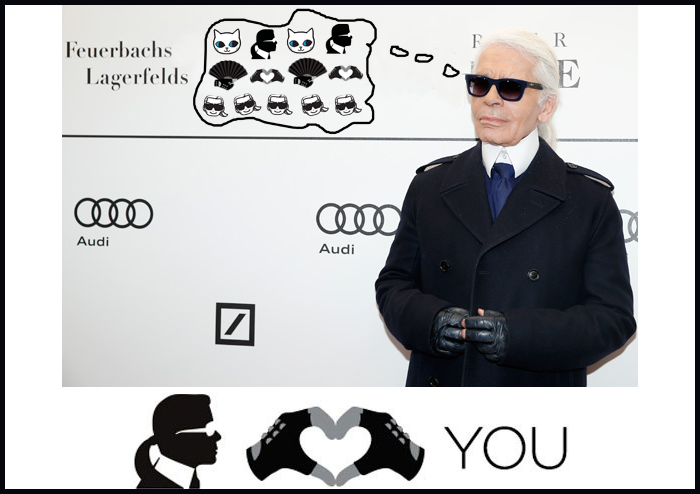 Karl Lagerfeld ทำเจ๋ง! ปล่อยโหลด Emoji ของตัวเองฟรี!