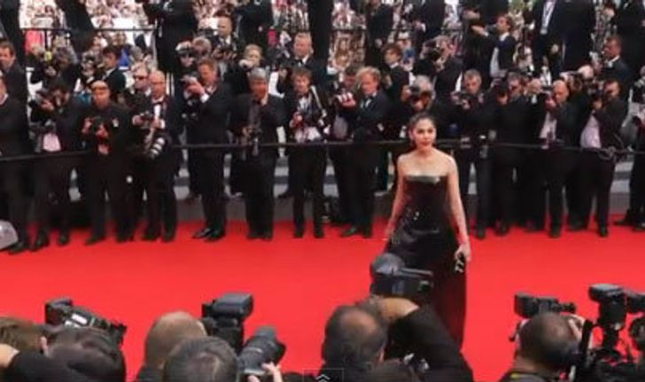 DAY 1 ชมพู่อารยาเดินพรมแดงงาน Cannes 2014