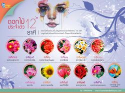 ดอกไม้ประจำตัว 12 ราศี