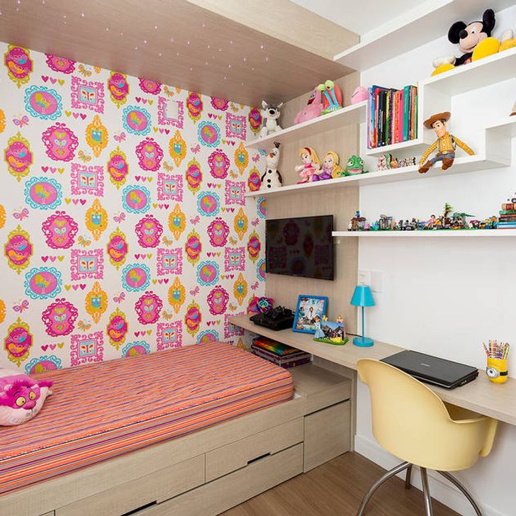  ห้องนอนเด็ก by Sílvia Bittencourt Arquitetura e Interiores