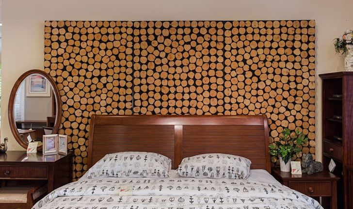 8 DIY Headdboards แต่งพื้นที่หัวเตียงนอน