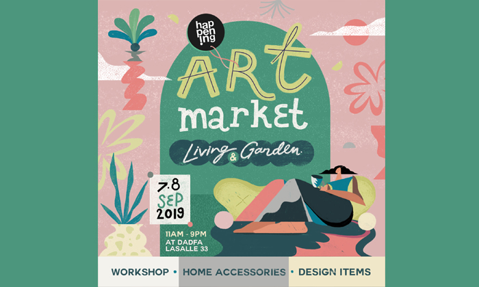 ตลาดนัดสุดอาร์ต สำหรับคนรักบ้านและสวน happening Art Market  Living  Garden Weekend