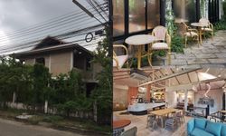 Pincha Cafe แปลงโฉมบ้านเก่าในจังหวัดจันทบุรีให้กลายเป็นคาเฟ่ท่ามกลางบรรยากาศสวนอันรื่นรมย์