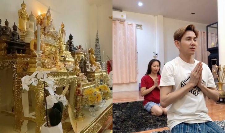 เปิดห้องพระ “บ้านไชยา มิตรชัย” พื้นที่สงบ กับอานิสงส์การสวดมนต์ทำให้คุณภาพชีวิตดี