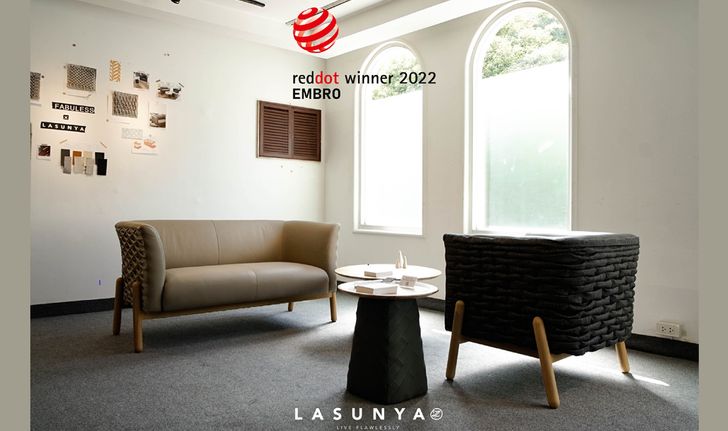 “LASUNYA” เผยโฉมคอลเลกชัน “Embro”  พางานคราฟโซฟาแบรนด์ไทยคว้ารางวัล Red Dot Design เป็นแบรนด์แรก