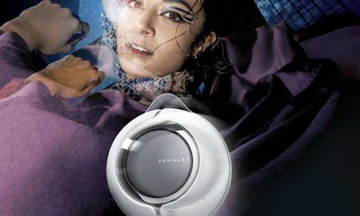 รูปทรงสวยเหมาะกับสาวๆ DEVIALET ลำโพงไฮไฟแบบพกพา ระบบเสียงระดับไฮเอนด์