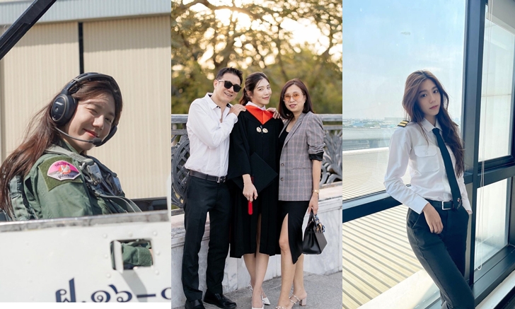 "เหม่เหม ธัญญวีร์" นางเอกช่อง 7 คว้าปริญญาตรี พร้อมเป็นนักบินสุดเท่