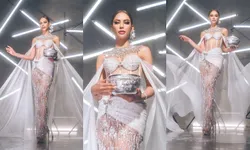 ชุด "สงกรานต์เทวี" ชุดประจำชาติของ "แอนนา เสืองามเอี่ยม" บนเวที Miss Universe 2022
