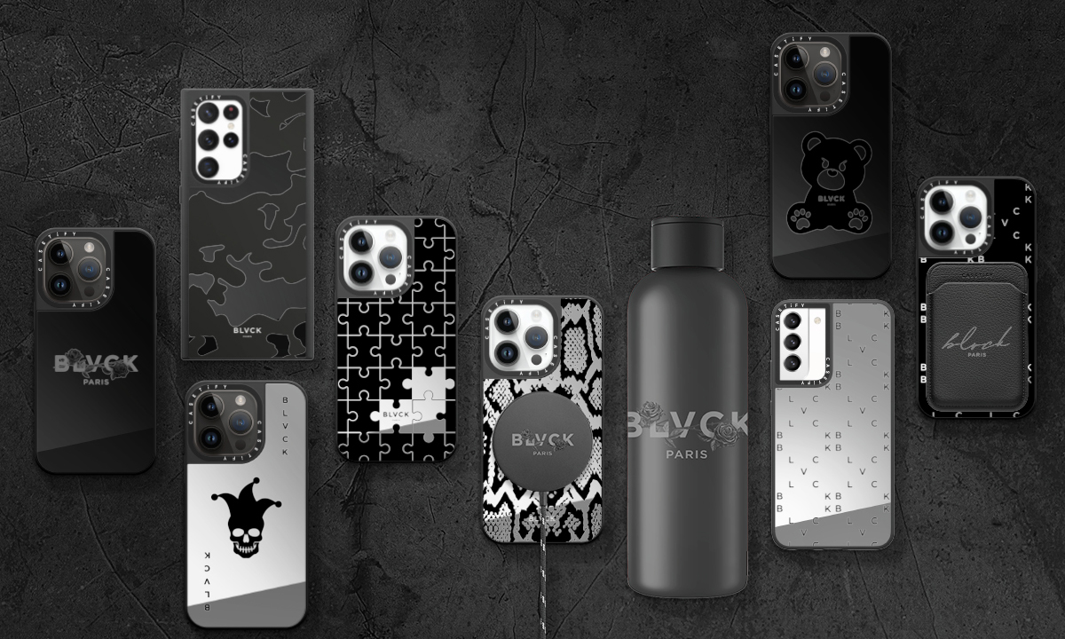 CASETiFY และ BLVCK Paris สร้างคอลเลกชั่นใหม่แฟชั่นสีดำบนอุปกรณ์ไอที