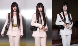 ส่องลุคเรียบหรู "Hanni" วง  NewJeans แบรนด์ Gucci จาก Milan Fashion Week