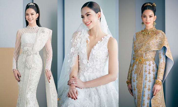 "แอนนา เสืองามเอี่ยม" สวยสะกด ในลุคชุดแต่งงานไทยสากล