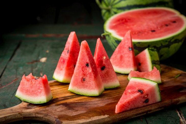Eating watermelon together with other fruits makes it difficult to digest.