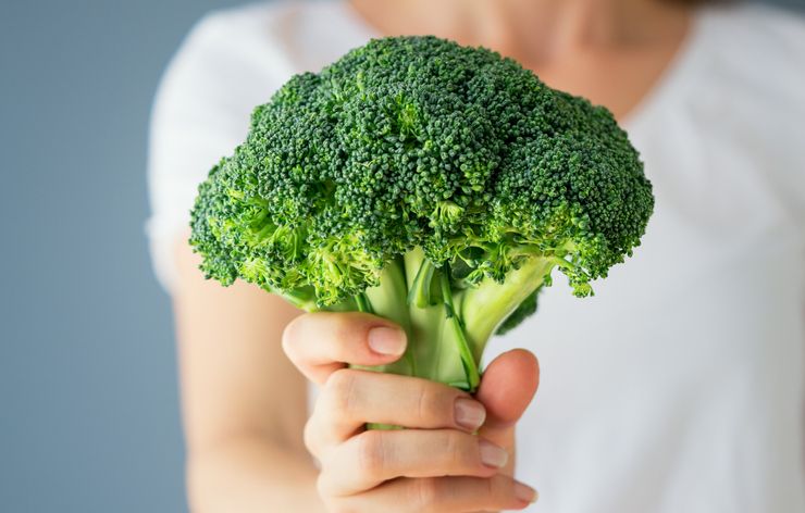 Broccoli helps reduce cholesterol.