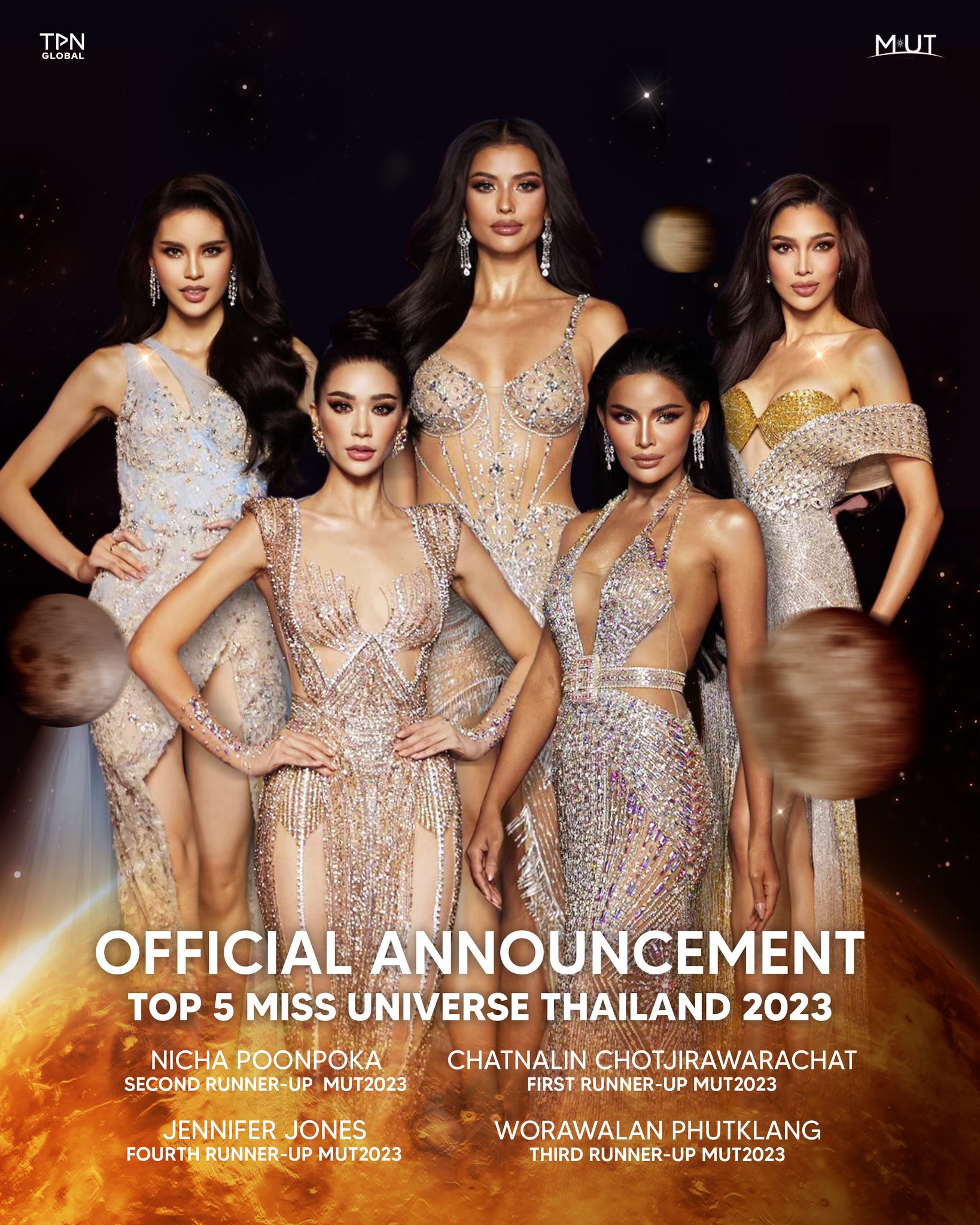 มิสยูนิเวิร์สไทยแลนด์ 2023 ประกาศปรับตำแหน่ง