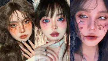 Douyin Halloween Makeup รวม 25 ไอเดียแต่งหน้าฮาโลวีนปี 2023 หลอนตามเทรนด์สาวจีน
