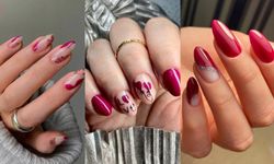 Viva Magenta Nails 25 ไอเดียทำเล็บโทนสีแดงอมม่วง ขับผิวให้โดดเด่นมีสเน่ห์ปี 2023