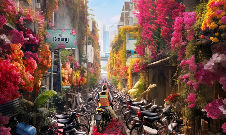 "ดาวน์นี่" ส่งแคมเปญ Blooming Bangkok เผยโฉม CGI ดอกไม้บานสะพรั่งทั่วกรุง
