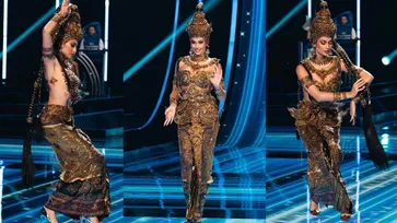 "แอนโทเนีย โพซิ้ว" พาชุดประจำชาติไทย อวดความงดงามบนเวที Miss Universe 2023
