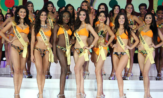 85 สาวงามทั่วโลก อวดโฉม เตรียมชิงมงกุฎ Miss Grand International 2014