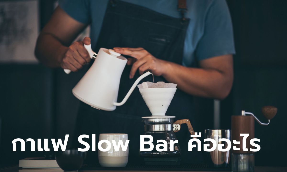 "กาแฟ Slow Bar" คืออะไร ต่างจากกาแฟทั่วไปอย่างไร