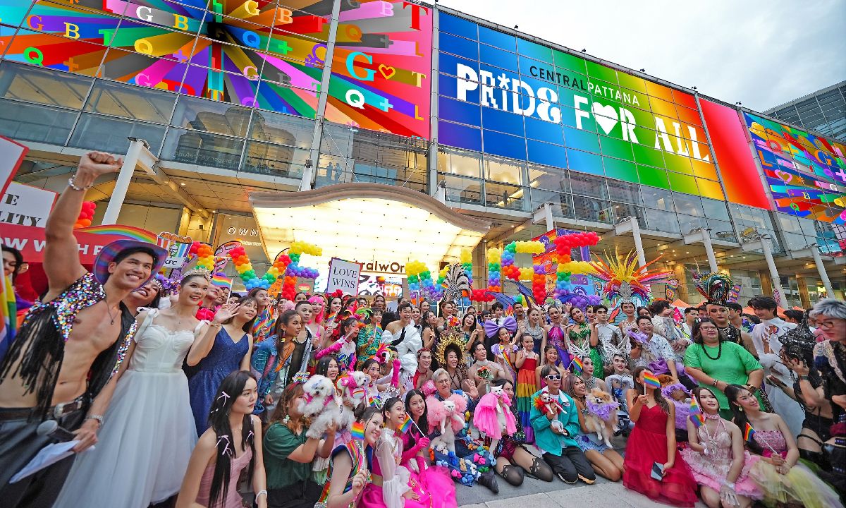 เซ็นทรัลเวิลด์ จัดใหญ่ "centralwOrld Rhythm of Pride 2024" รวม LGBTQIAN+ และคนดังกว่า 500 ชีวิต