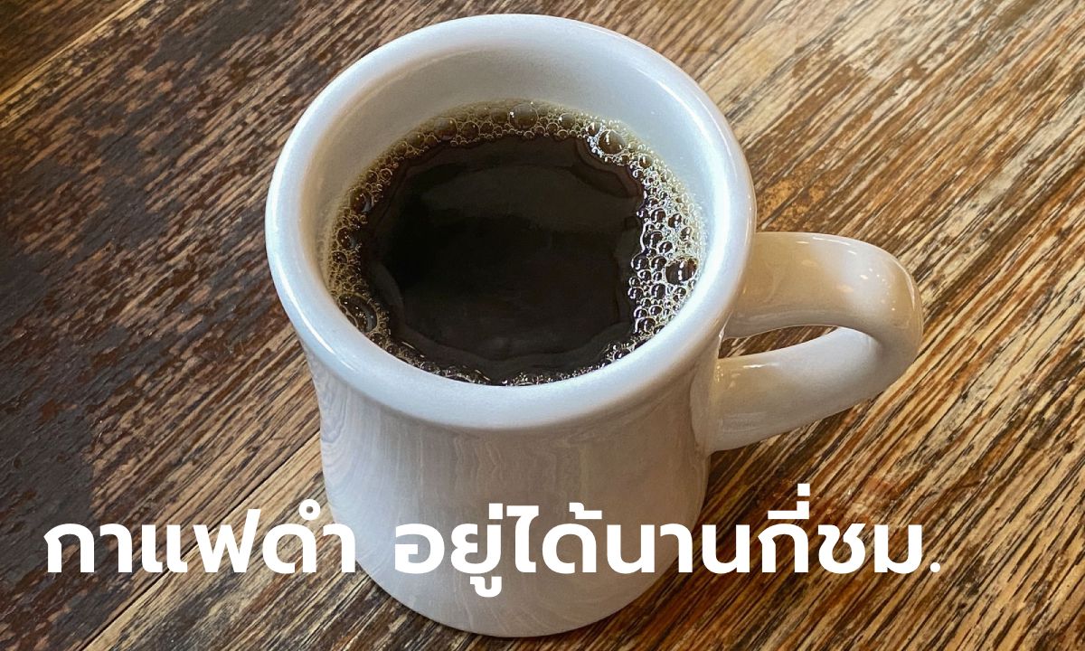 "กาแฟดำ" ชงแล้วจะเสียเมื่อไร ดื่มกาแฟเก่าส่งผลเสียหรือไม่