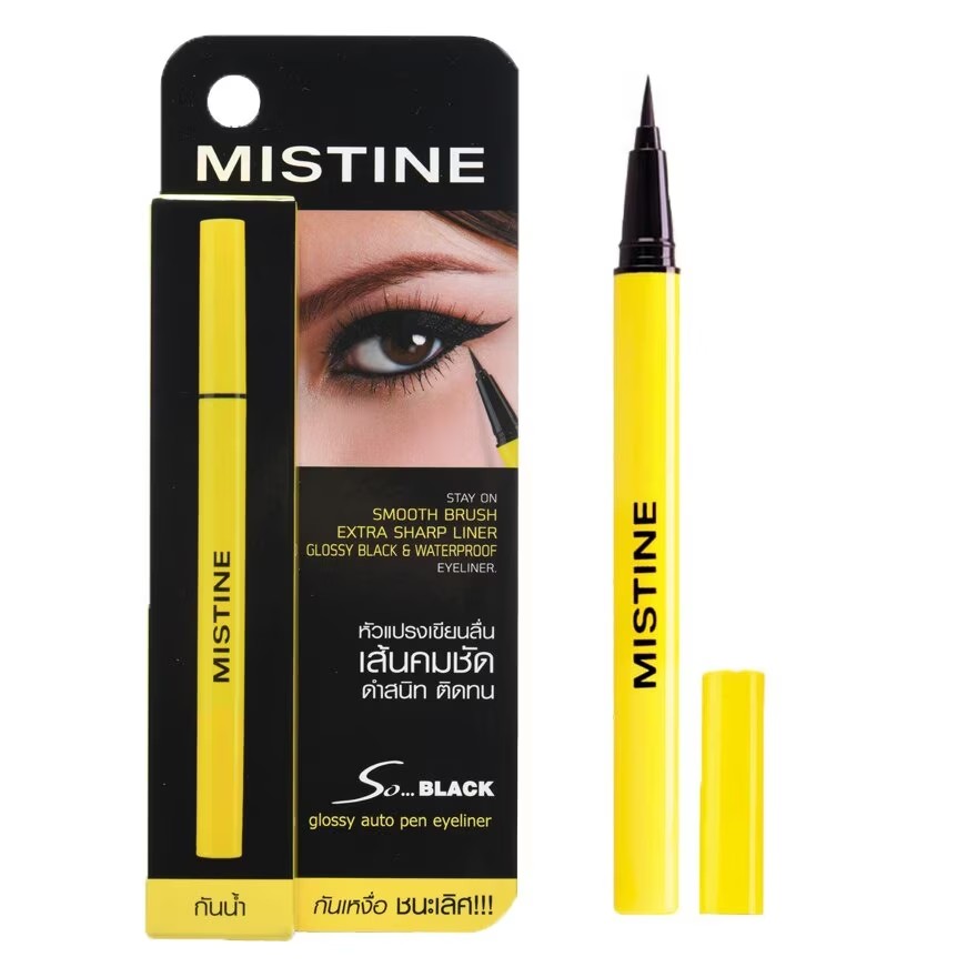 อายไลเนอร์ MISTINE So Black Glossy Auto Pen Eyeliner