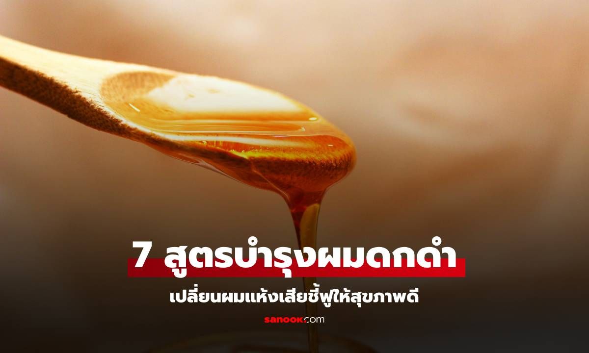 7 สูตรบำรุงผมดกดำหนานุ่ม เปลี่ยนผมแห้งเสียชี้ฟูให้สุขภาพดี