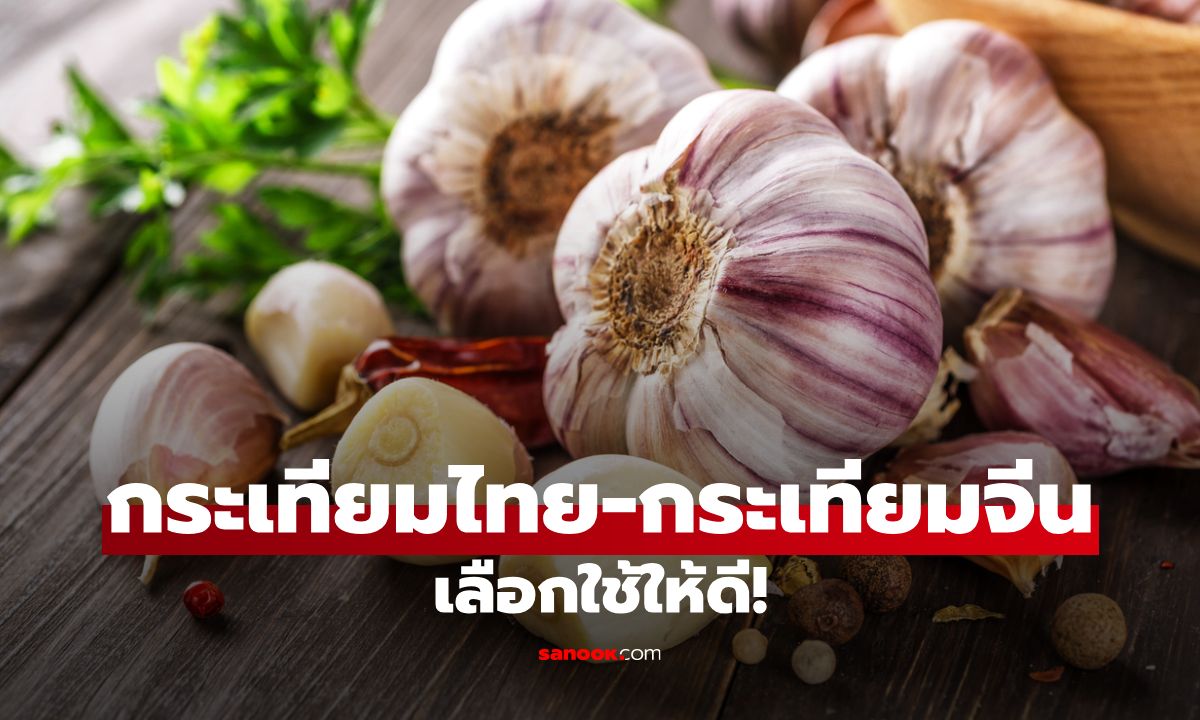 เลือก "กระเทียมไทย-กระเทียมจีน" แบบไหนเหมาะกับอาหารประเภทไหน: เคล็ดลับเพิ่มรสชาติให้จานโปรด
