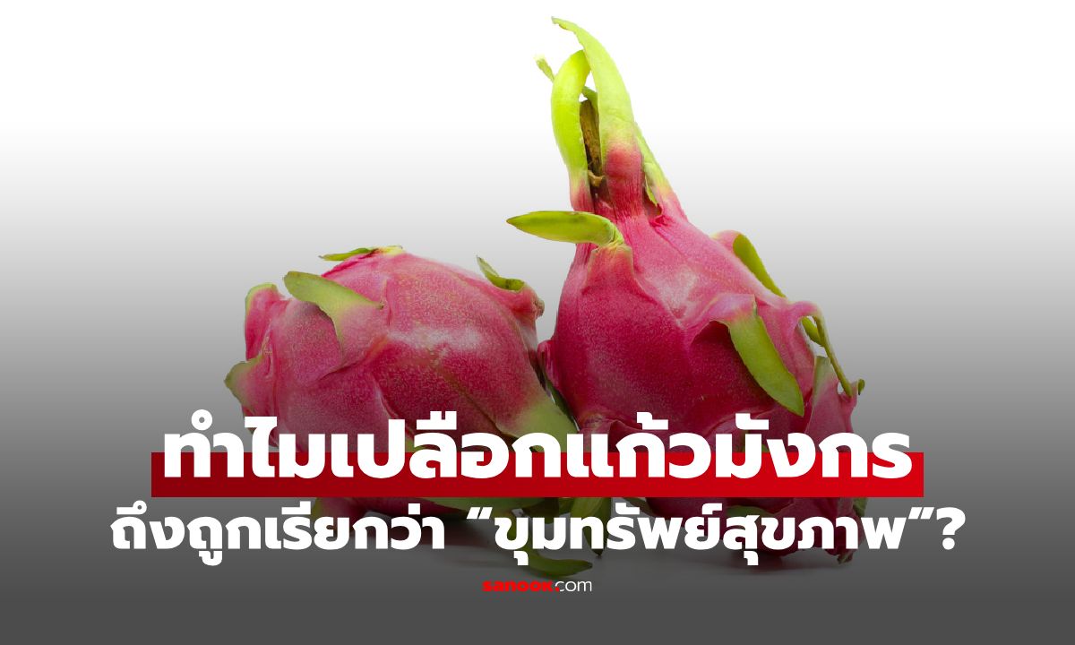 ทำไมเปลือกแก้วมังกรถึงถูกเรียกว่า “ขุมทรัพย์สุขภาพ”