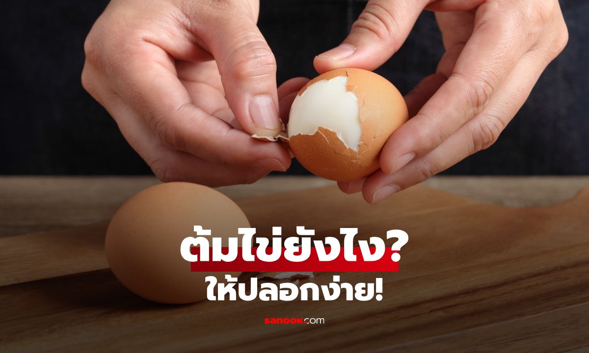 ต้มไข่ยังไงให้ปลอกง่าย? เคล็ดลับจากครัวสำหรับเมนูไข่ต้ม