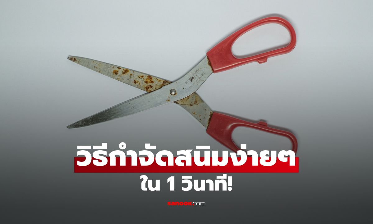 วิธีกำจัดสนิมง่ายๆใน 1 นาที! ด้วยเคล็ดลับจากอุปกรณ์ในครัวเรือน