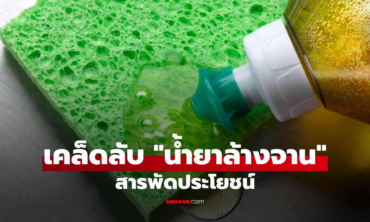 เคล็ดลับใช้ "น้ำยาล้างจาน" สารพัดประโยชน์ ประหยัดแรง ประหยัดเงิน