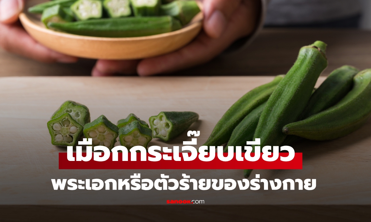 เมือกใสๆ ของ กระเจี๊ยบเขียว พระเอกหรือตัวร้ายของร่างกาย
